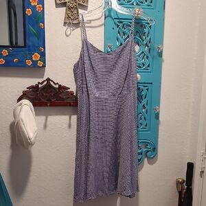 Old Navy Black and White Checkered Mini Dress